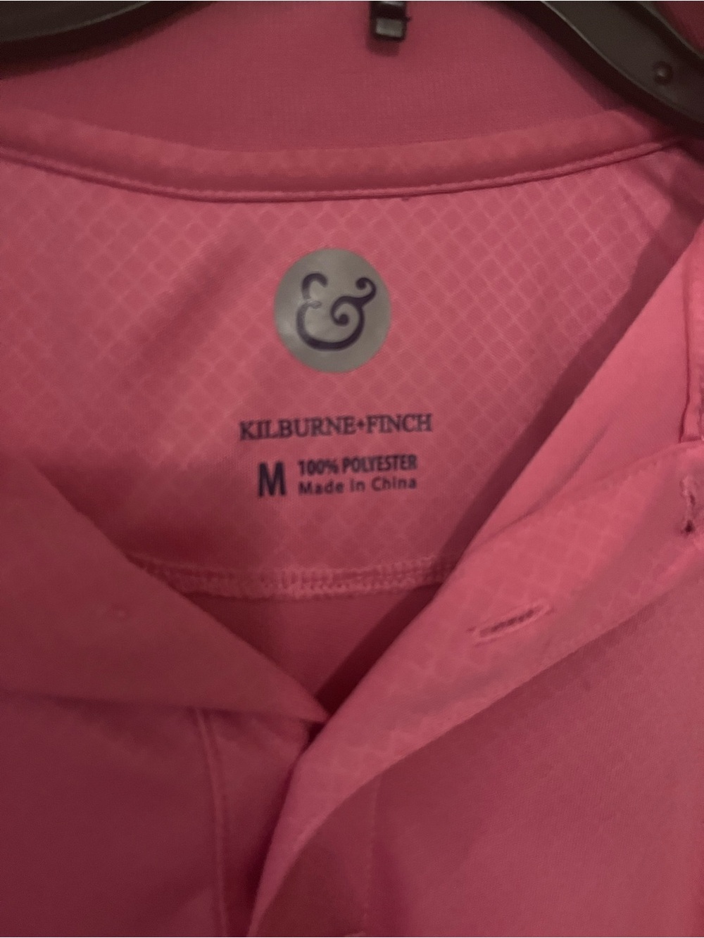 Men's Short-Sleeve Polo Shirt in Pink - Picture 2 of 3